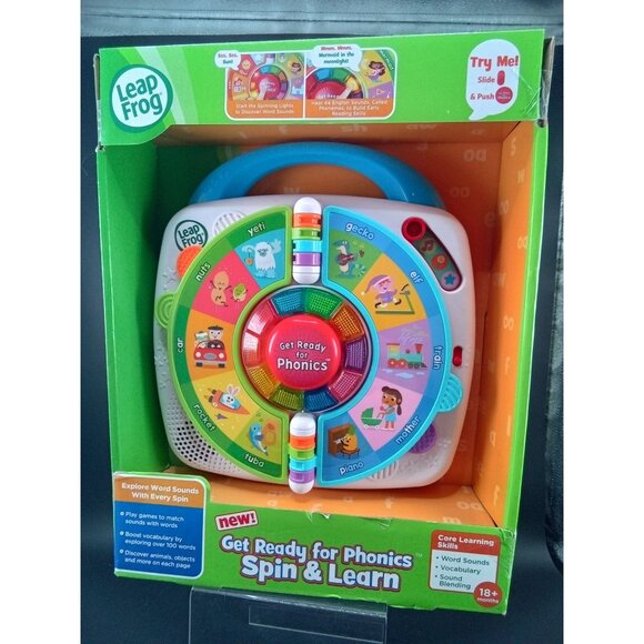 LeapFrog Get Ready For Phonics Spin & Learn Educational Toy For Toddlers - Picture 1 of 8